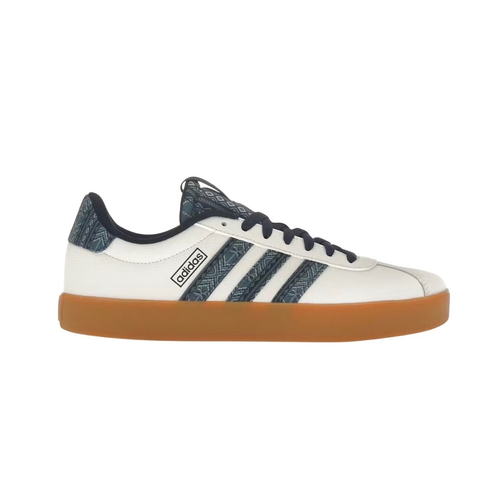 Adidas VL Court 3.0 Sneakers White Night Indigo Bandana Gum Bottom IH4809 Size 9
